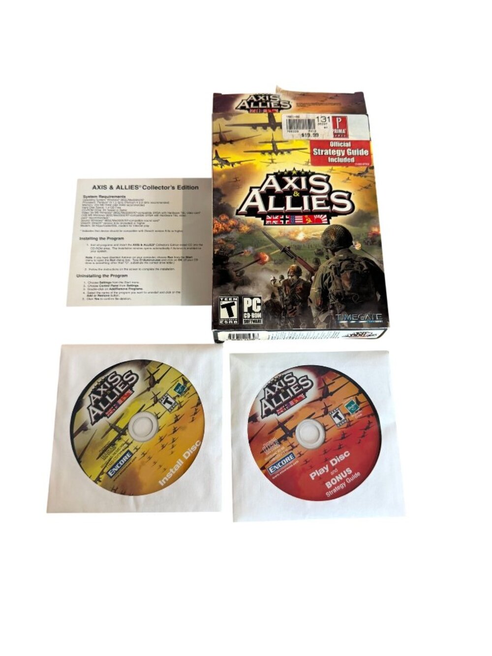 Axis & Allies PC Game Collectors Edition Strategy Guide TimeGate Studios